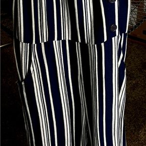 Blue striped little girl jumper size 10 tags still on